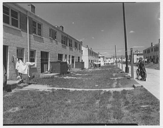 Barry Farms Housing Development, Washington, D.C. Rear view